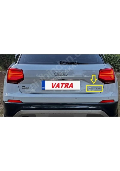 Q2 30 Tfsı Sport Uyumlu 30 Tfsı Krom Bagaj Yazısı 3m 3d Abs