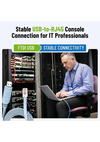 Lexroo A-5238a Usb Cisco Konsol Consol Rj45 Ch340 Kablosu - 1.8 M
