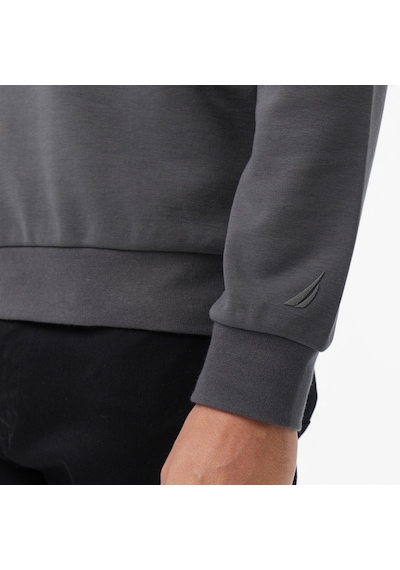Nautica Erkek Gri Classic Fit Sweatshirt Düz K57090t Gri