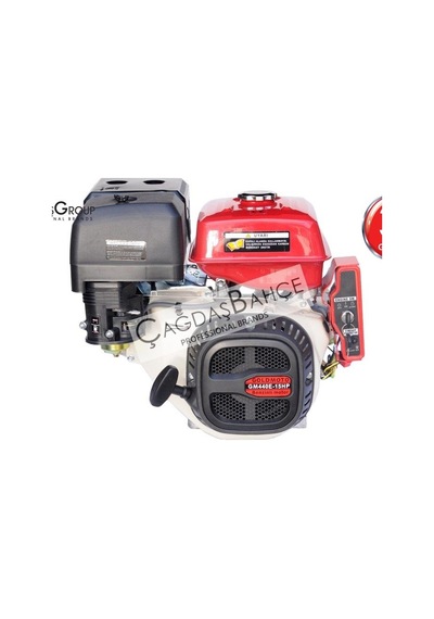 Goldmoto Gm440E Benzinli Motor 15 Hp Marşlı Krank Mili Kamalı