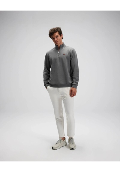 Ellesse Yarım Fermuarlı Antrasit Erkek Sweatshirt Em580 Antrasit