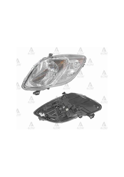 DEPO 212-11P3RMLDEM1 Ön Far Sağ- Motorlu Krom - Toyota Uyumlu Yaris 09-10