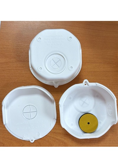 Altebox Kamera Montaj Buatı Mini Ab-7005e 10.5cm Beyaz Kapaklı Sürgülü  Pp