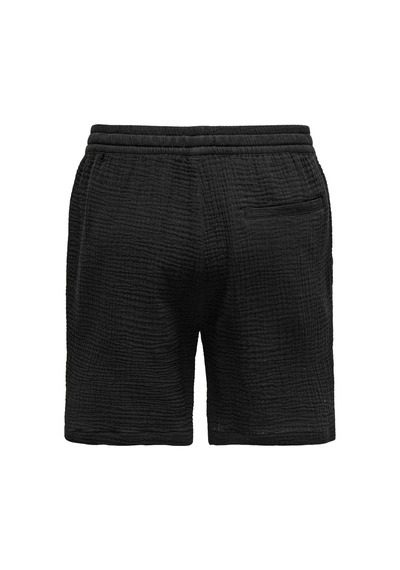 Only & Sons Only&sons Onstel-pas 0158 Shorts Siyah Erkek Şort Siyah