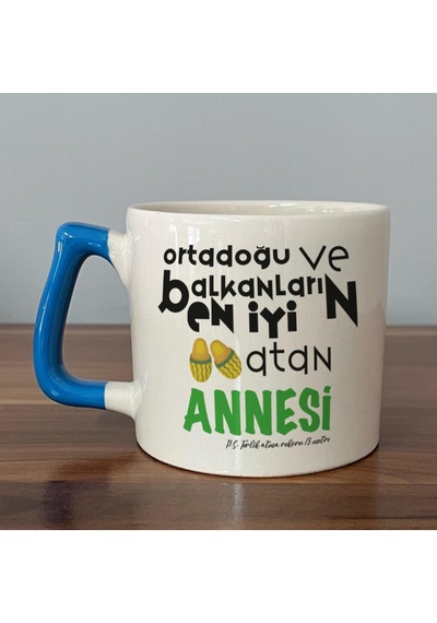 Ortadoğu Ve Balkanları En İyi Baskılı Mavi Kulplu D Kupa