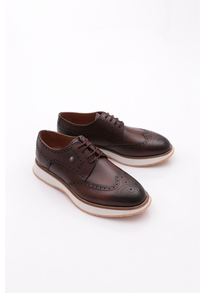 Pierre Cardin 6696-160 Premium Erkek Klasik Ayakkabı Kahverengi Spiro