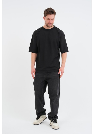 Redline Sway Erkek Oversize Tişört Siyah