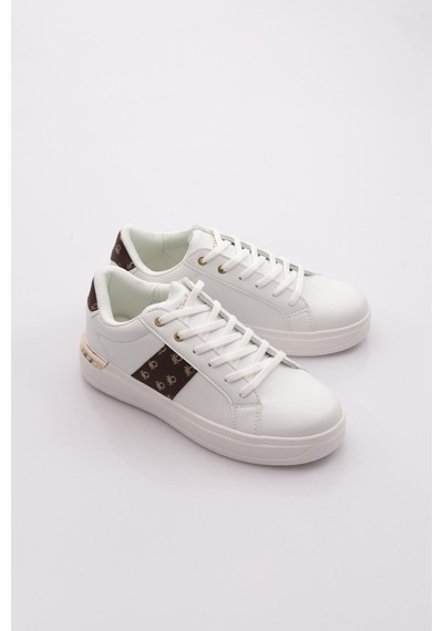 Benetton Bni-12132 Kadın Sneaker Ayakkabı Beyaz