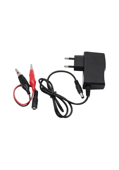 Dc 12v 1a Priz Tipi Adaptör Soketli Krokodilli Öğrenci Deneylerine Uygun Güç Besleme Cihazı