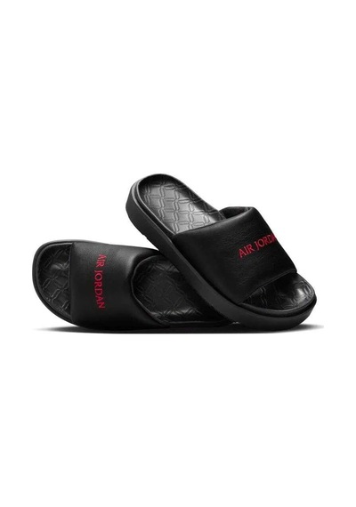 Nike Jordan Sophia Slide Womens Sandals Hakiki Deri Kadın Günlük Terlik Siyah