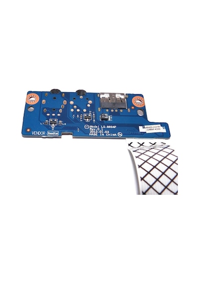 Lenovo Uyumlu Ideapad Y500 20193 Usb Audio Jack Board