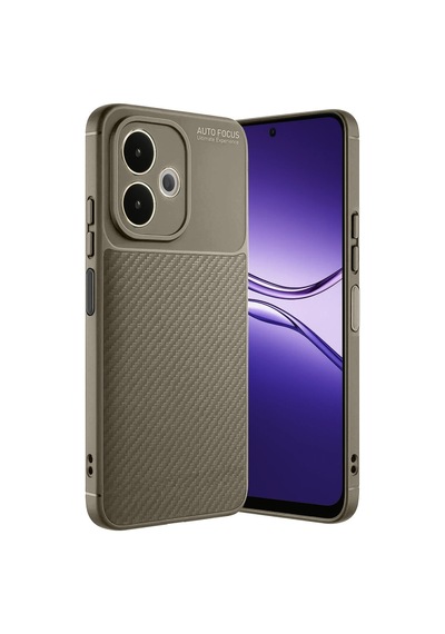 A5 Pro 4g Kılıf Auto Focus Karbon Kapak - Kahverengi Bzsxx00 1