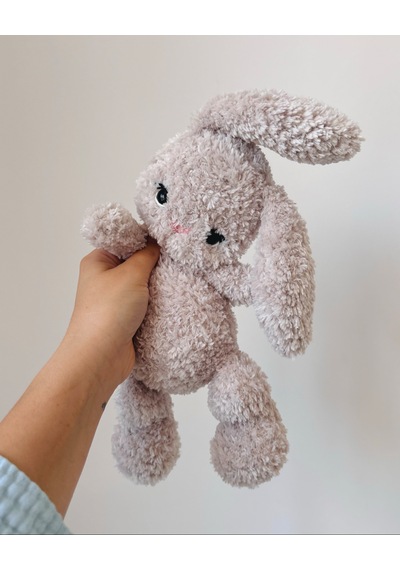 Oliver The Bunny Peluş Oyuncak Açık Gri