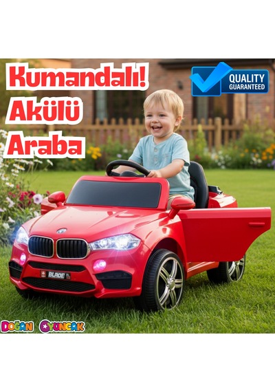 Blade Gt Kırmızı Uzaktan Kumandalı 4x2 12 Volt Akülü Araba - Rc Bmw Akülü Araba Çok Renkli