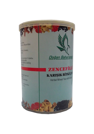 Doğan Baharatçılık Zencefilli Karışık Bitki Çayı Teneke 100 G