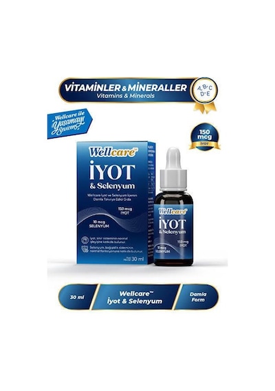 Wellcare İyotselenyum Oral Damla 30 Ml