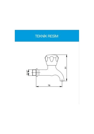 Ar-yak Topaç Kısa Musluk 102109401 Krom