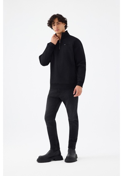 Loft Lf2037226 Erkek Sweatshirt Siyah