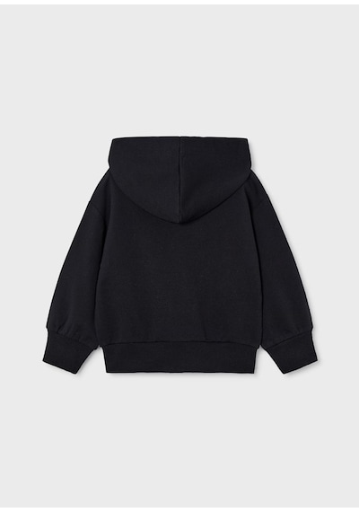 Mayoral Kız Çocuk Fermuarlı Sweatshirt 4449 Siyah