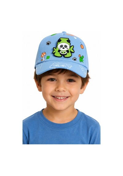 İrem Erkek Çocuk /kız Çocuk Hareketli Panda Modelli Ayarlanabilir Kayışlı 2-7 Yaş Mavi Renk Şapka İrem Erkek Çocuk /kız Çocuk Hareketli Panda Modelli Ayarlanabilir Kayışlı 2-7 Yaş Mavi Renk Şapka