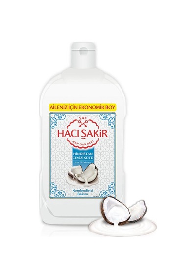4 Adet Hacı Şakir Sıvı Sabun Hindistan Cevizi Sütü 1500 Ml