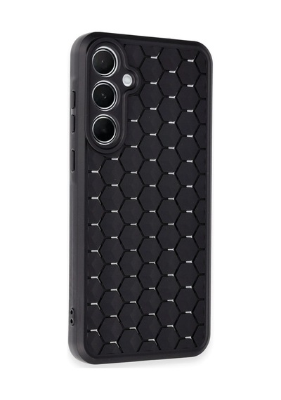 Samsung Galaxy A25 5g Kılıf Petek Silikon Kapak - Siyah
