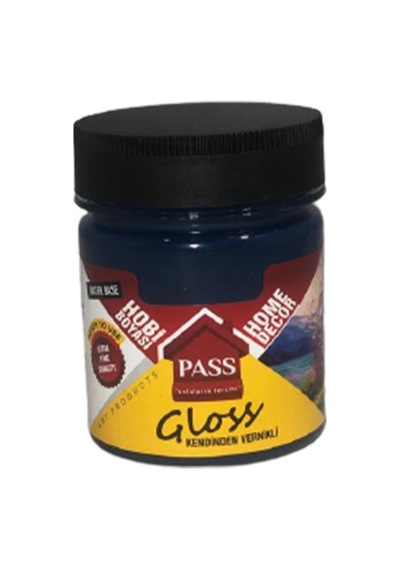 Pass Lack Hobi Boyası Kendinden Vernikli 4032 Lacivert 120 Cc