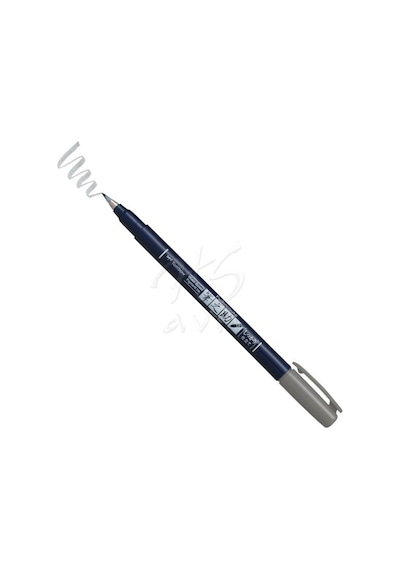 Tombow Fudenosuke Brush Pen Fırça Uçlu Kalem 49 Gray