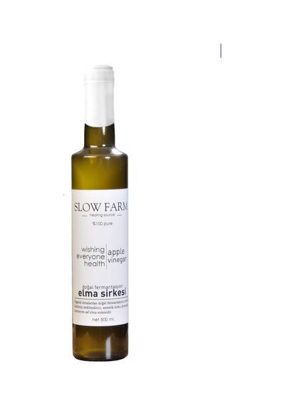 Slow Farm Doğal Fermente Elma Sirkesi 500 ML