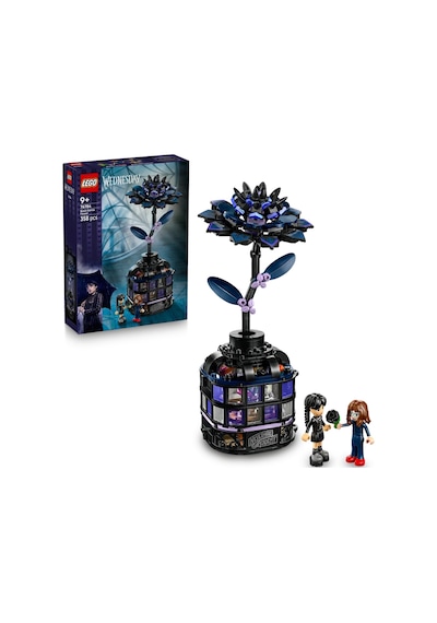 LEGO® Wednesday Siyah Yıldız Çiçeği 76784 - 9 Yaş ve Üzeri Çocuklar için Koleksiyonluk Çiçek Modeli Yapım Seti (358 Parça)