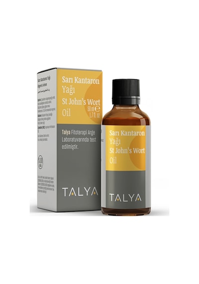 Talya Soğuk Sıkım %100 Saf ve Doğal Sarı Kantaron Yağı 50 ML