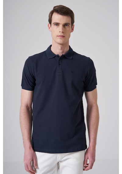 Morven Erkek Lacivert Basic Polo Yaka Dynamic Fit T-shirt 26yc018007200 Lacivert