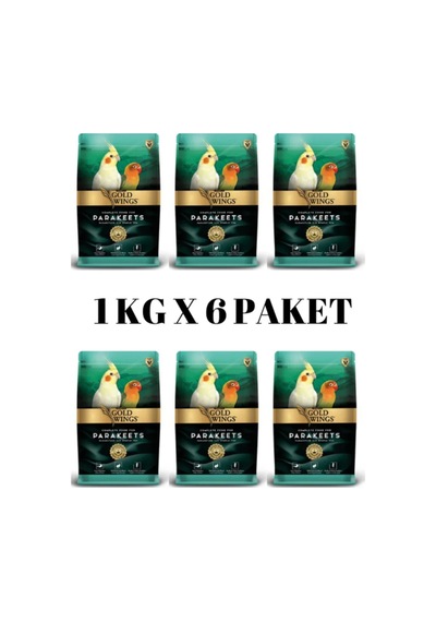 Gold Wings Premium Paraket 1 Kg X 6 Paket