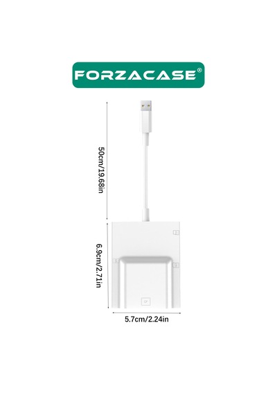 4in1 Usb To Sd / Micro Sd / Tf Kart Okuyucu Adaptör - Fc973