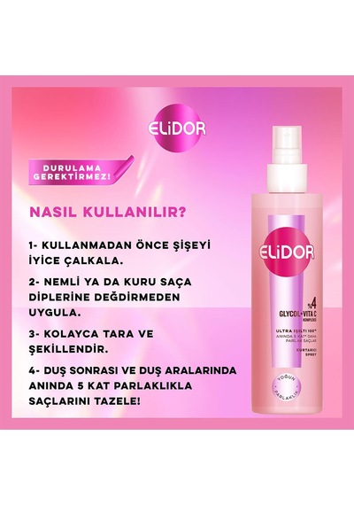 Ultra Işıltı 100 Kurtarıcı Sprey 200 Ml