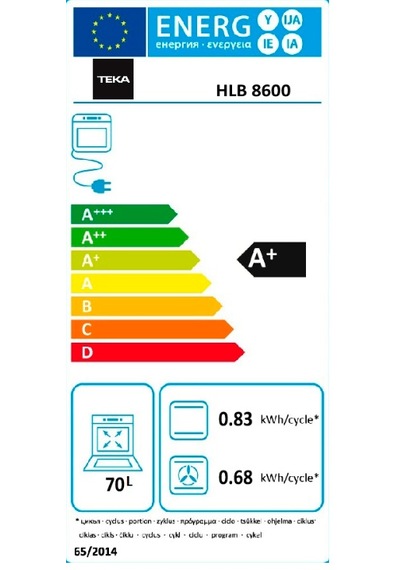 Teka HLB 8600 LB 70 LT Ankastre Multifonksiyonel Dijital Ekranlı Turbo Fırın