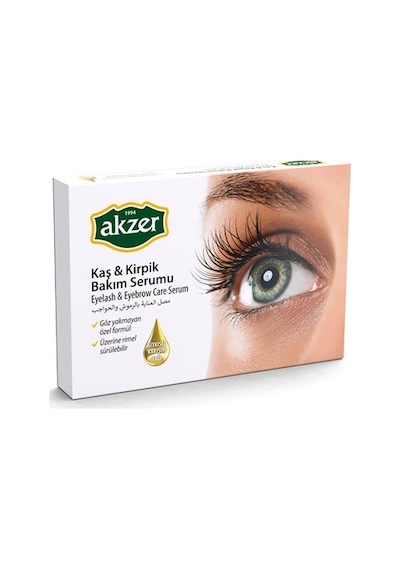 Akzer Kaş Kirpik Bakım Serumu 2&10Ml