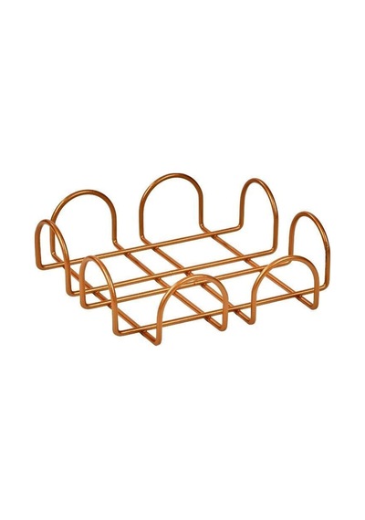 Edora Home Rose Masa Üstü Metal Paslanmaz Dört Element Modern Peçetelik, Lüks Sunum