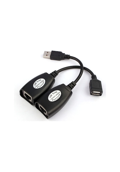 Usb To Rj45 Uzatma Extender Kablo Güçlendirici 45 Metre Uzatici