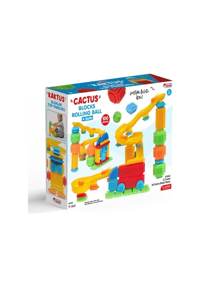 04119 Kaktüs Bloklar Top Parkuru 100 Parça