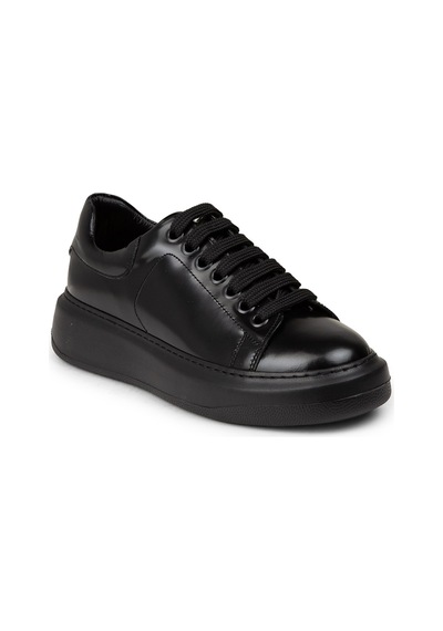 Deery Kadın Hakiki Deri Siyah Sneaker Ayakkabı - 01991zsyhp05 Siyah