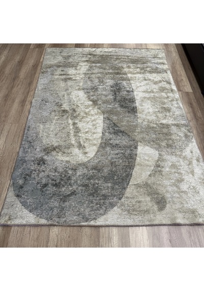 Hoom Rugs Arkaik Plz 08 K.antrasit Etnik Renkli Vintage Makine Halısı Çok Renkli