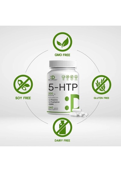 5-htp 200mg Per Serving, 240 Capsules