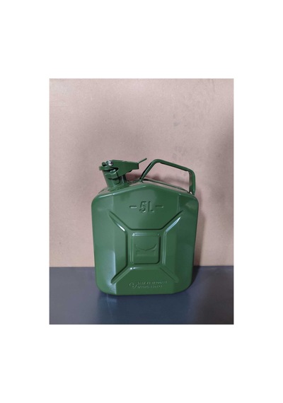 Klc Benzin Bidonu Metal 5 Litre Akaryakıt Mazot Taşıma Doldurma Depolama Bidonu Dayanıklı Bidon