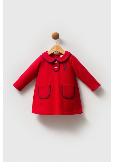 U.S. Polo Assn. U.s. Polo Assn Kız Bebek Kırmızı Elbise 5274-49041 Kırmızı