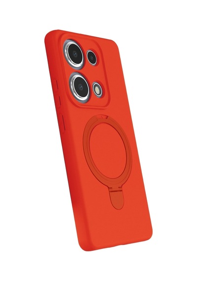 Redmi Note 13 Pro 4g Regal Magsafe Standlı Kapak - Turuncu Bz8683140894092