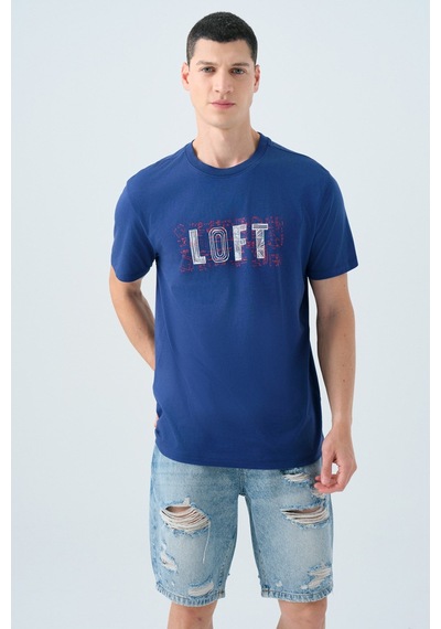 Loft Erkek Tişört Lf2038726 Lacivert
