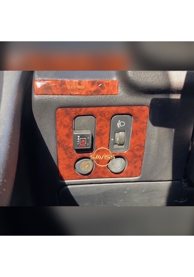 Peugeot 306 Gül desenli Maun Full Set,Torpido Maun Kaplama, Konsol Kaplama (Gül desenli Maun)