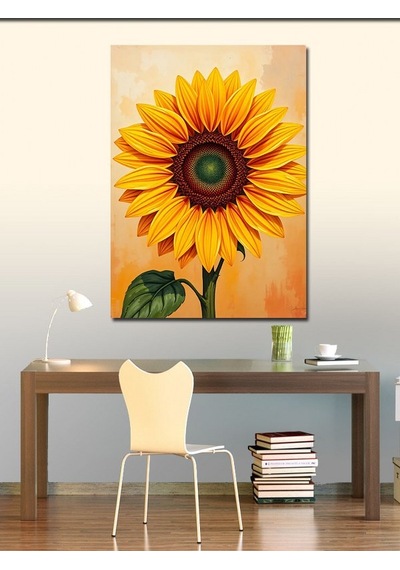 Kanvas Tablo Günebakan Çiçeği 50cmx70cm