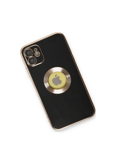 Apple Uyumlu iPhone 12 Uyumlu Kılıf Store Silikon - Siyah